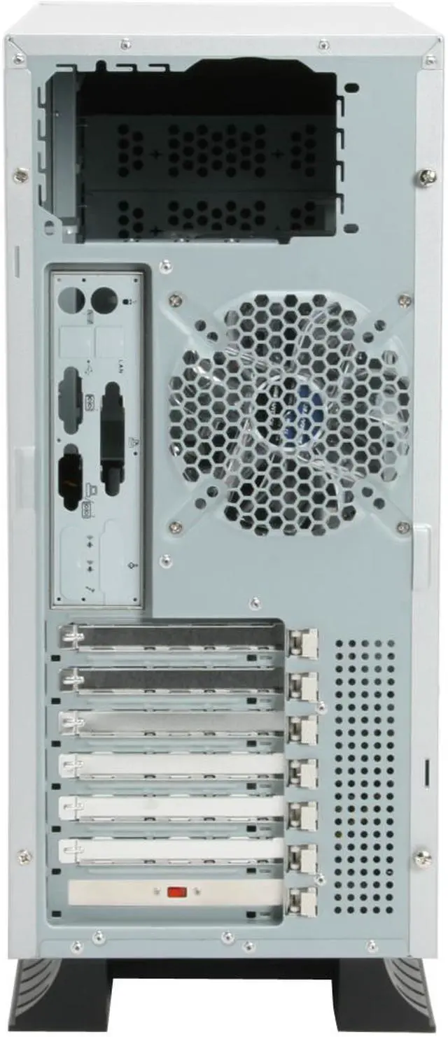 Alt view image 15 of 15 - Tuniq 3 IC-TQ3-US-SVBK Black/ Silver Aluminum front bezel, 0.8mm SECC chassis ATX Mid Tower Computer Case