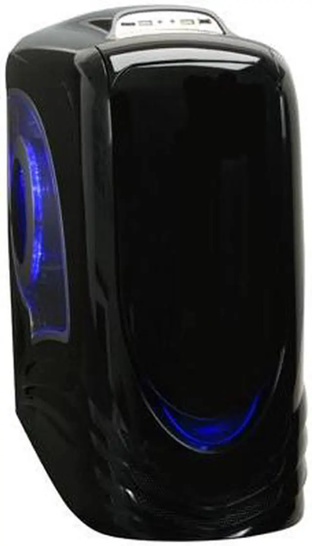 Main image of Sunbeam Automaton IC-AUT-US-BK Black Aluminum ATX Mid Tower Computer Case 450W Power Supply