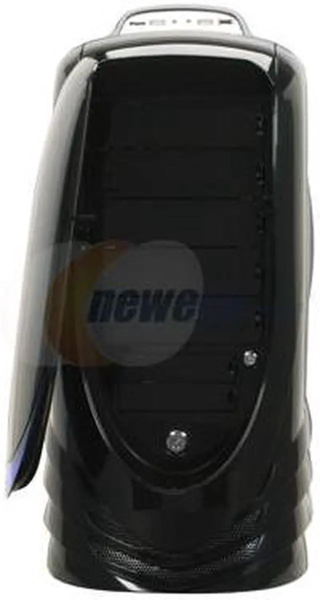 Alt view image 4 of 12 - Sunbeam Automaton IC-AUT-US-BK Black Aluminum ATX Mid Tower Computer Case 450W Power Supply