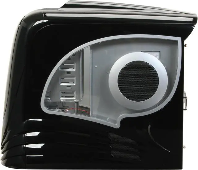 Alt view image 10 of 12 - Sunbeam Automaton IC-AUT-US-BK Black Aluminum ATX Mid Tower Computer Case 450W Power Supply