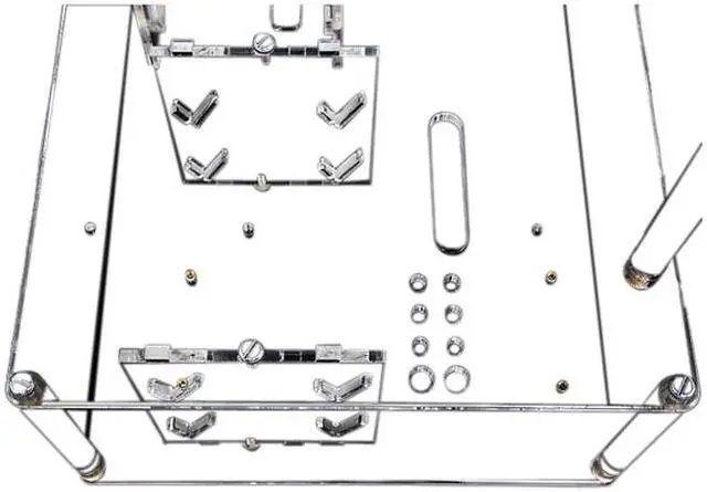Alt view image 10 of 20 - Sunbeam ACTS-T Transparent Clear Acrylic ATX Desktop Ultra Tech Station Acrylic Case