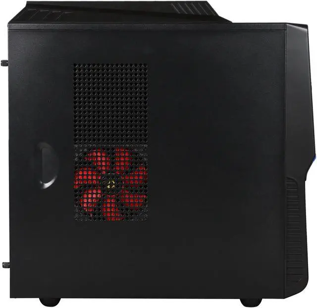 Alt view image 4 of 10 - Sunbeam VentMax IC-VM-BK Black Interior SGCC 0.6mm ATX Mid Tower Computer Case with 5PCS Case Fans and a Fan Controller