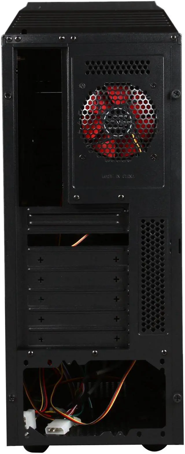 Alt view image 9 of 10 - Sunbeam VentMax IC-VM-BK Black Interior SGCC 0.6mm ATX Mid Tower Computer Case with 5PCS Case Fans and a Fan Controller
