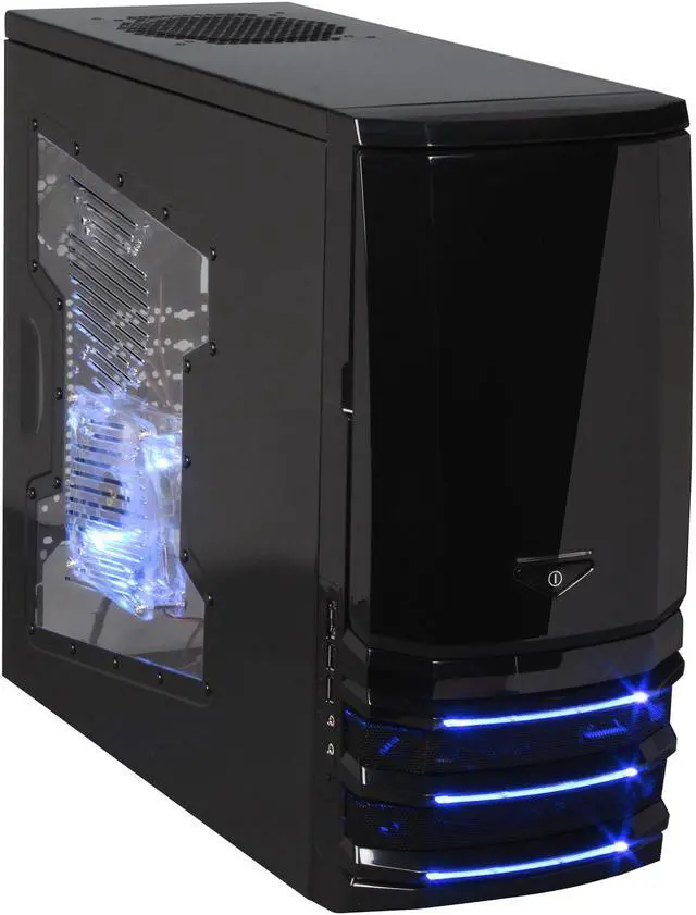 Main image of Sunbeam EVO IC-EVO-BK Black Plastic / SECC ATX Mid Tower Gaming Case
