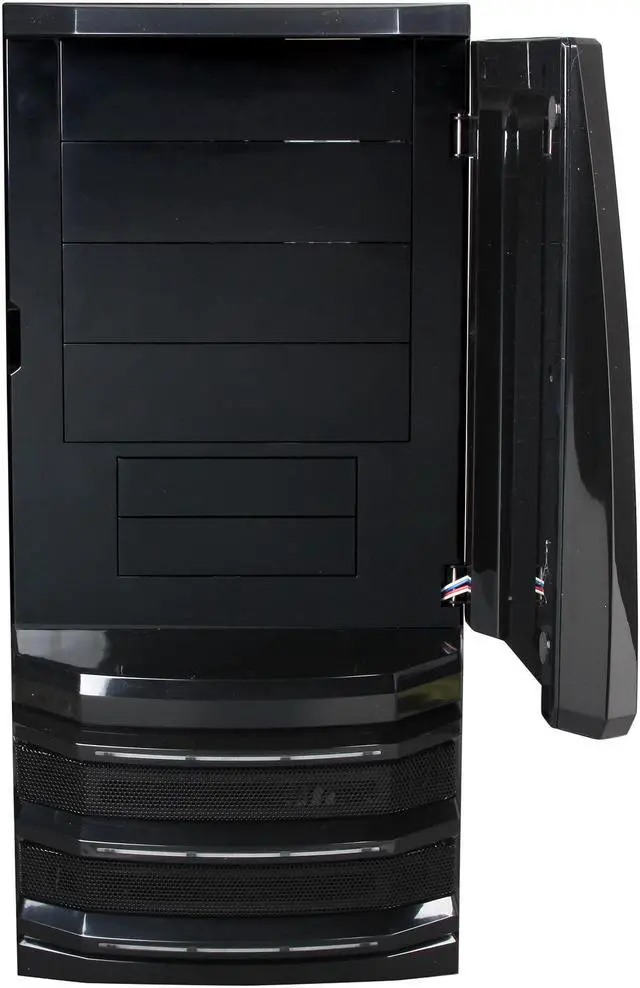 Alt view image 2 of 9 - Sunbeam EVO IC-EVO-BK Black Plastic / SECC ATX Mid Tower Gaming Case