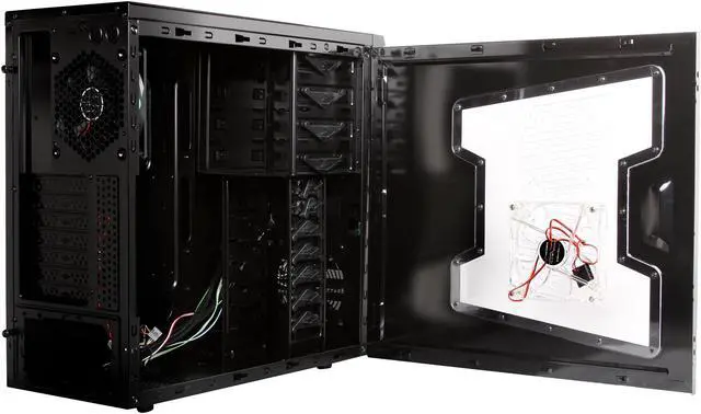 Alt view image 5 of 9 - Sunbeam EVO IC-EVO-BK Black Plastic / SECC ATX Mid Tower Gaming Case