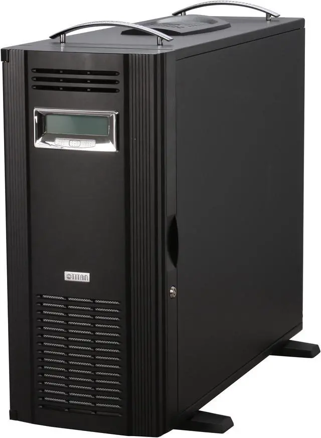 Alt view image 3 of 13 - Titan Water case TWC-A88/AB Black Aluminum ATX Mid Tower Computer Case