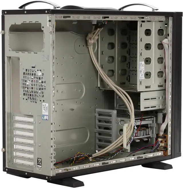 Alt view image 7 of 13 - Titan Water case TWC-A88/AB Black Aluminum ATX Mid Tower Computer Case