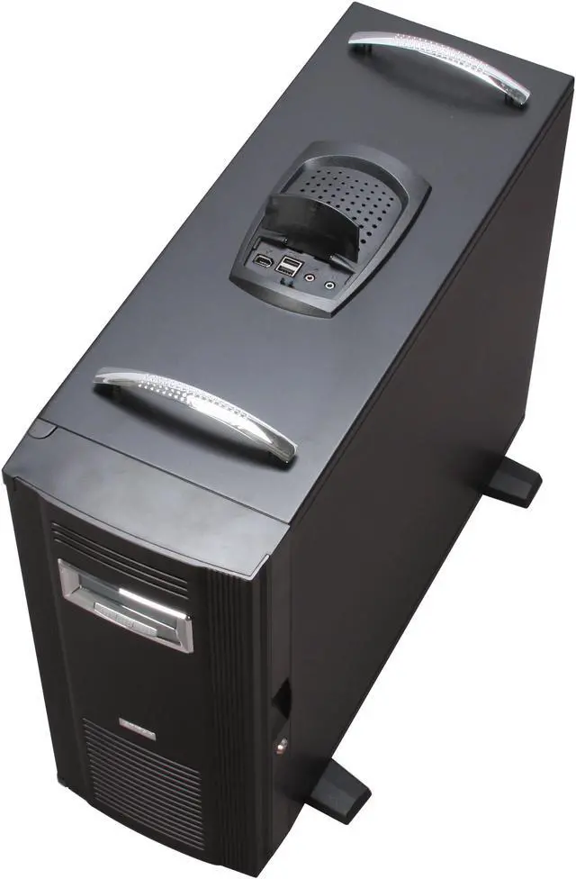 Alt view image 10 of 13 - Titan Water case TWC-A88/AB Black Aluminum ATX Mid Tower Computer Case