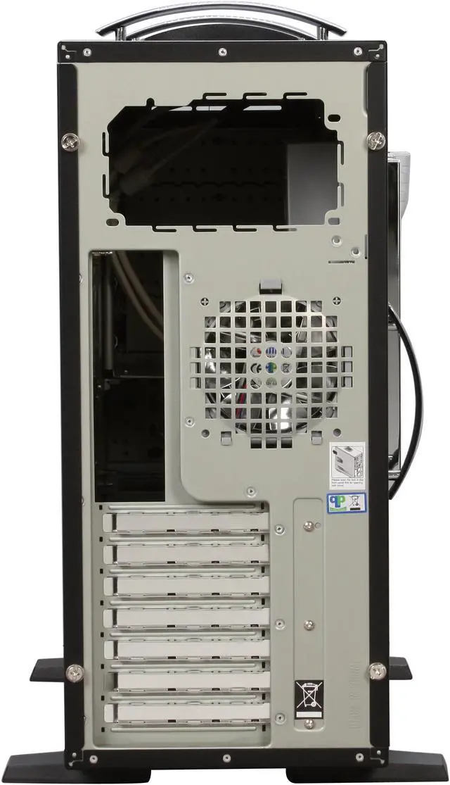 Alt view image 12 of 13 - Titan Water case TWC-A88/AB Black Aluminum ATX Mid Tower Computer Case