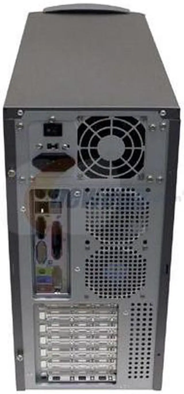 Alt view image 8 of 11 - KINGWIN MTX425SW Silver/Gray Steel ATX Mid Tower Computer Case 420W Power Supply