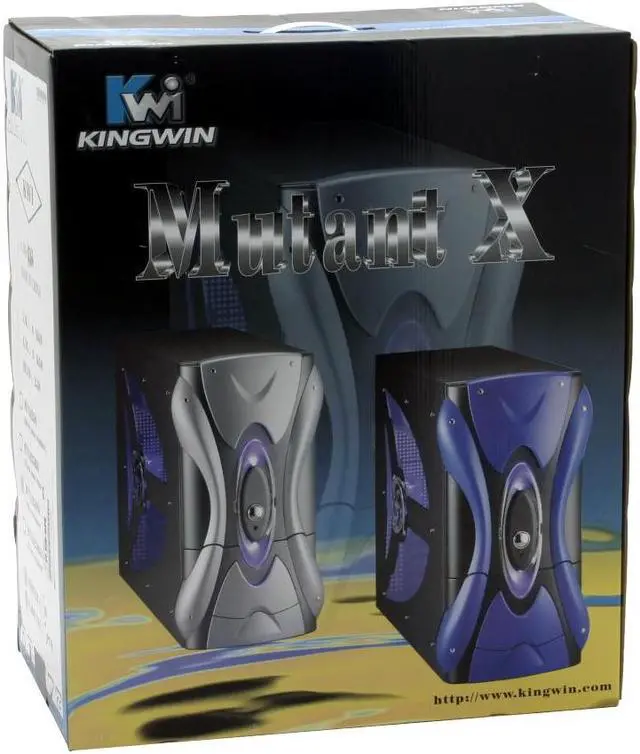 Alt view image 11 of 11 - KINGWIN MTX425SW Silver/Gray Steel ATX Mid Tower Computer Case 420W Power Supply