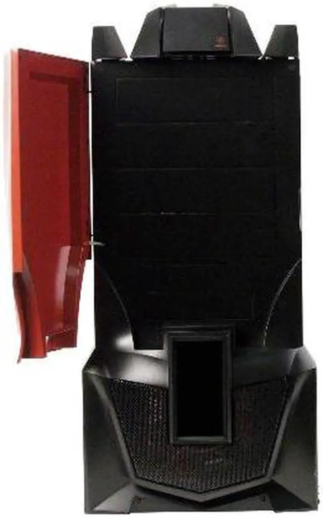 Alt view image 3 of 12 - XG Viper CA-VIPER-KR-NP Red/Black Steel ATX Mid Tower Computer Case