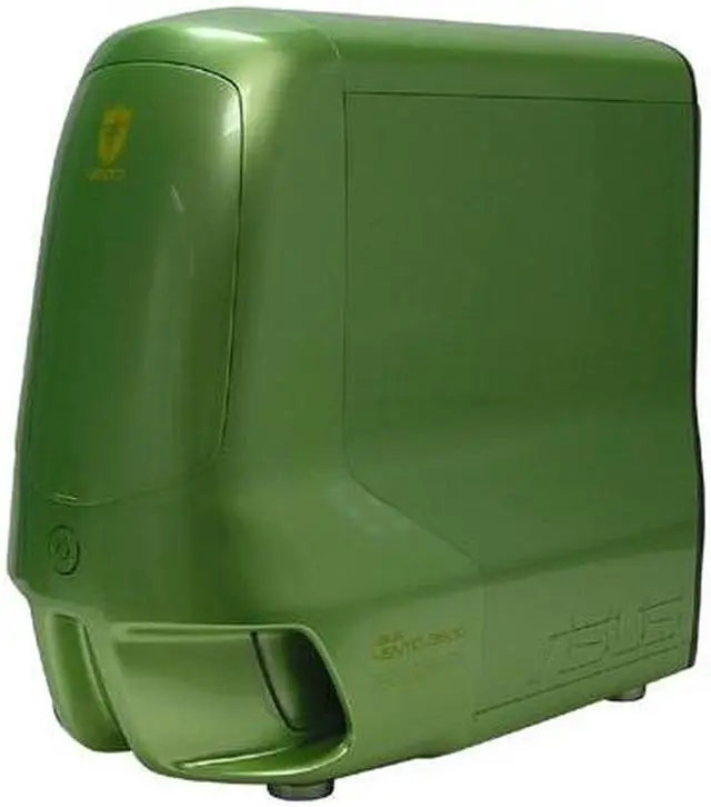 Alt view image 4 of 11 - ASUS VENTO 3600 Green Steel / Plastic ATX Mid Tower Computer Case