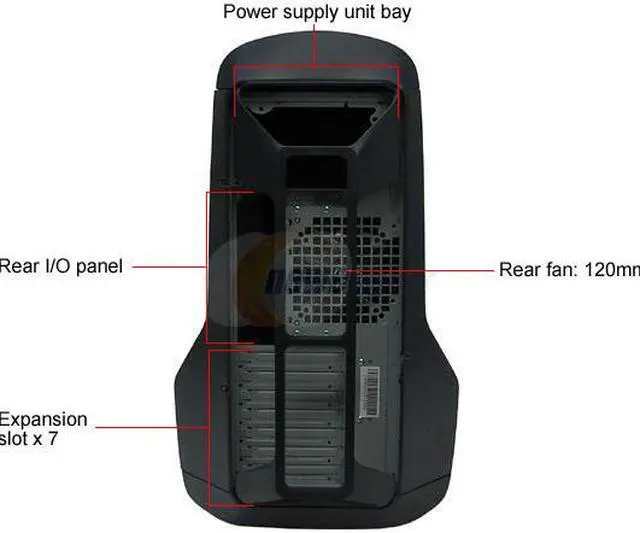 Alt view image 11 of 13 - ASUS VENTO 3600 Blue Steel ATX Mid Tower Computer Case