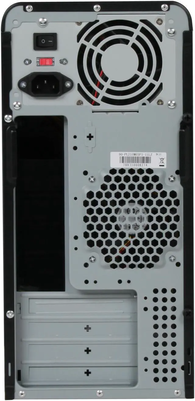 Alt view image 11 of 12 - ASUS TM-210 Black 0.6mm SECC Micro ATX Mini Tower Computer Case 300W Power Supply