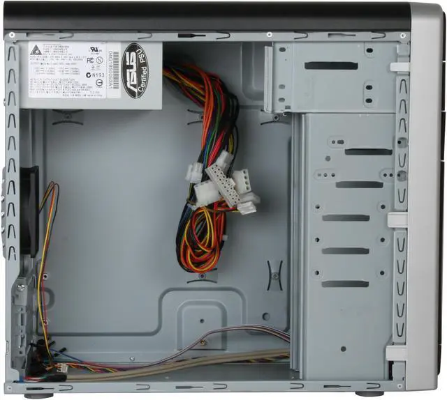 Alt view image 8 of 12 - ASUS TM-210 Black 0.6mm SECC Micro ATX Mini Tower Computer Case 300W Power Supply