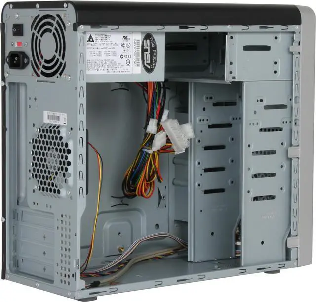 Alt view image 7 of 12 - ASUS TM-210 Black 0.6mm SECC Micro ATX Mini Tower Computer Case 300W Power Supply