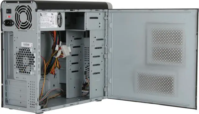 Alt view image 6 of 12 - ASUS TM-210 Black 0.6mm SECC Micro ATX Mini Tower Computer Case 300W Power Supply