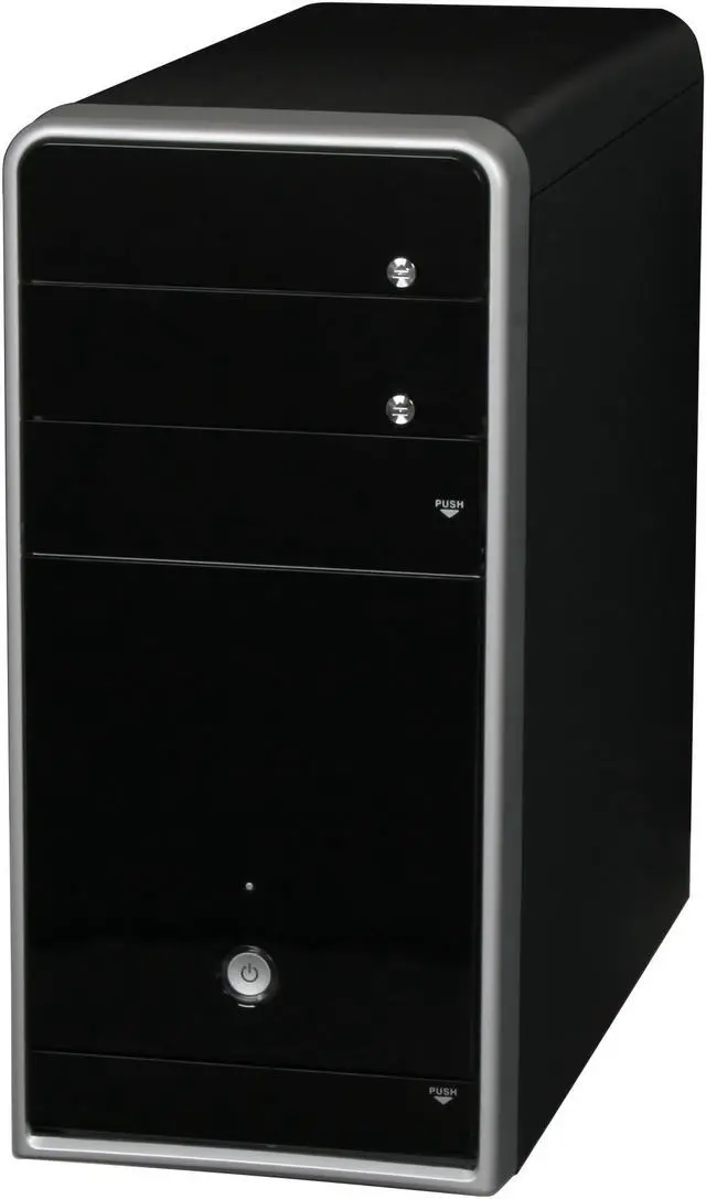 Alt view image 3 of 12 - ASUS TM-210 Black 0.6mm SECC Micro ATX Mini Tower Computer Case 300W Power Supply