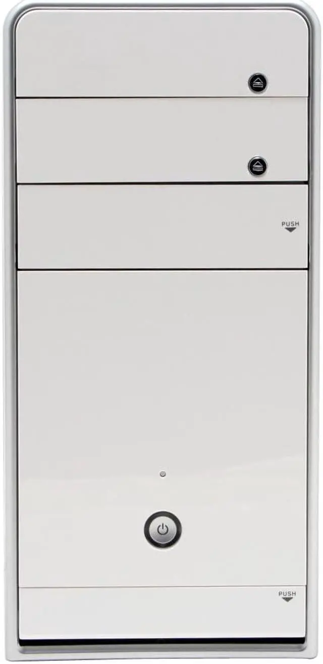 Alt view image 3 of 14 - ASUS TM-211 White 0.6mm SECC Micro ATX Mini Tower Computer Case 300W Power Supply