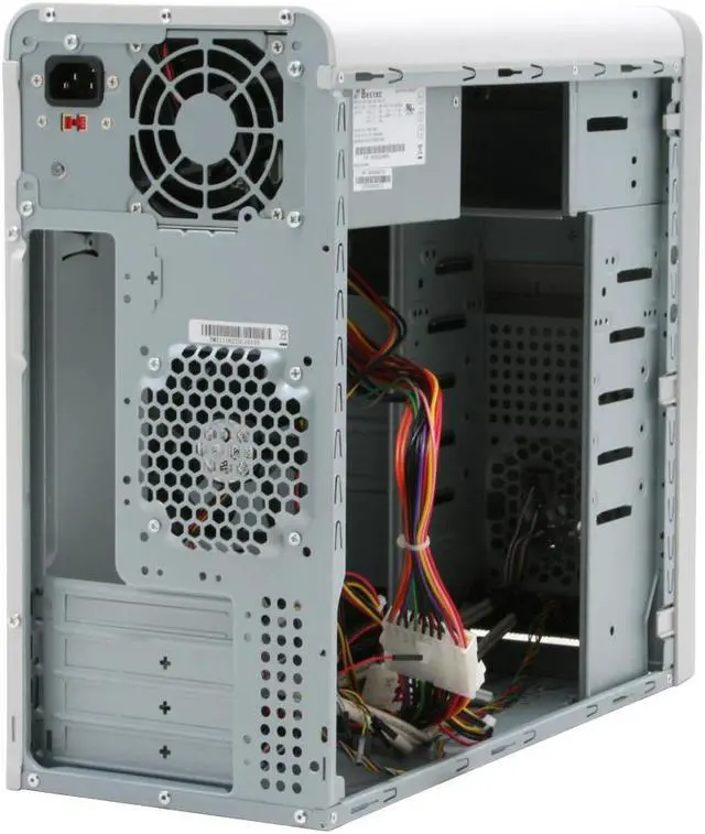 Alt view image 10 of 14 - ASUS TM-211 White 0.6mm SECC Micro ATX Mini Tower Computer Case 300W Power Supply