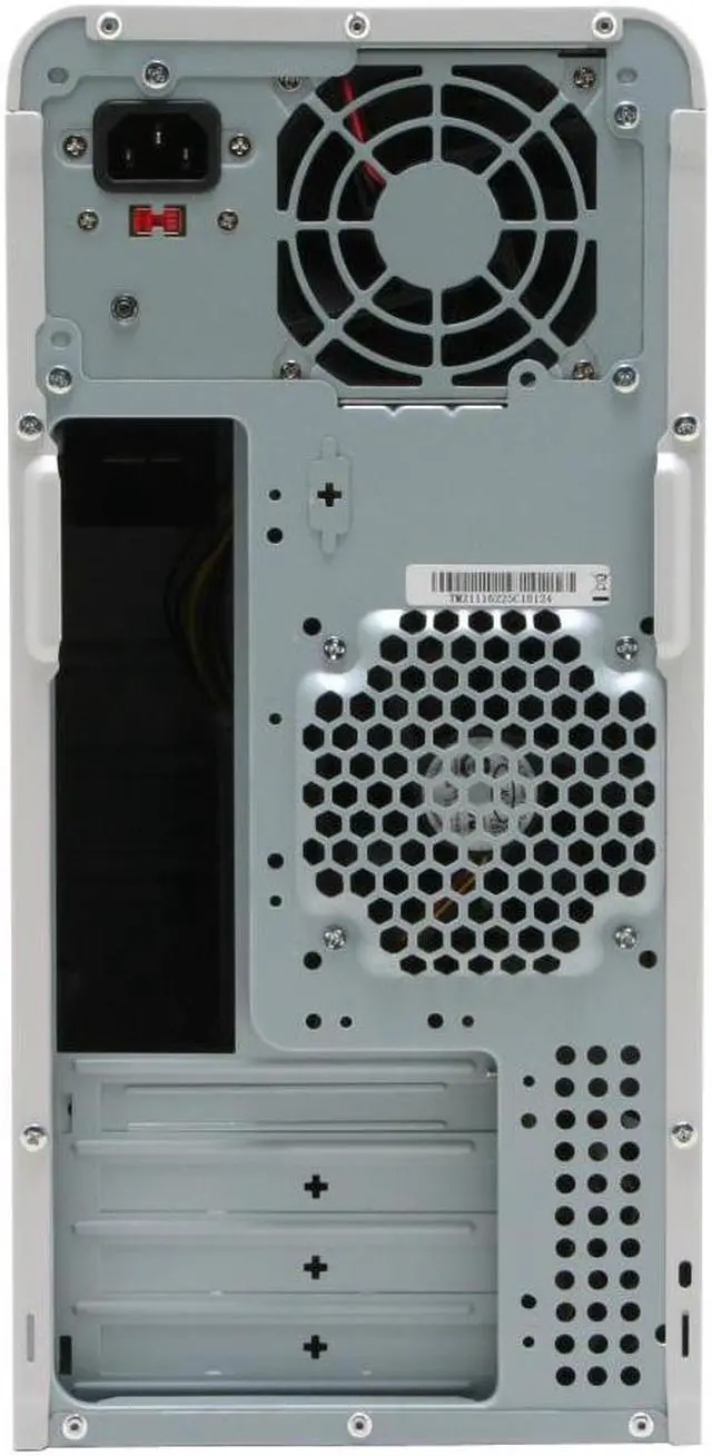 Alt view image 12 of 14 - ASUS TM-211 White 0.6mm SECC Micro ATX Mini Tower Computer Case 300W Power Supply