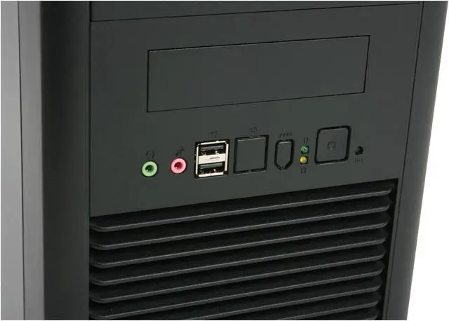 Alt view image 4 of 14 - ASUS TA-982 (Vento) Black Steel ATX Mid Tower Computer Case 350W Power Supply