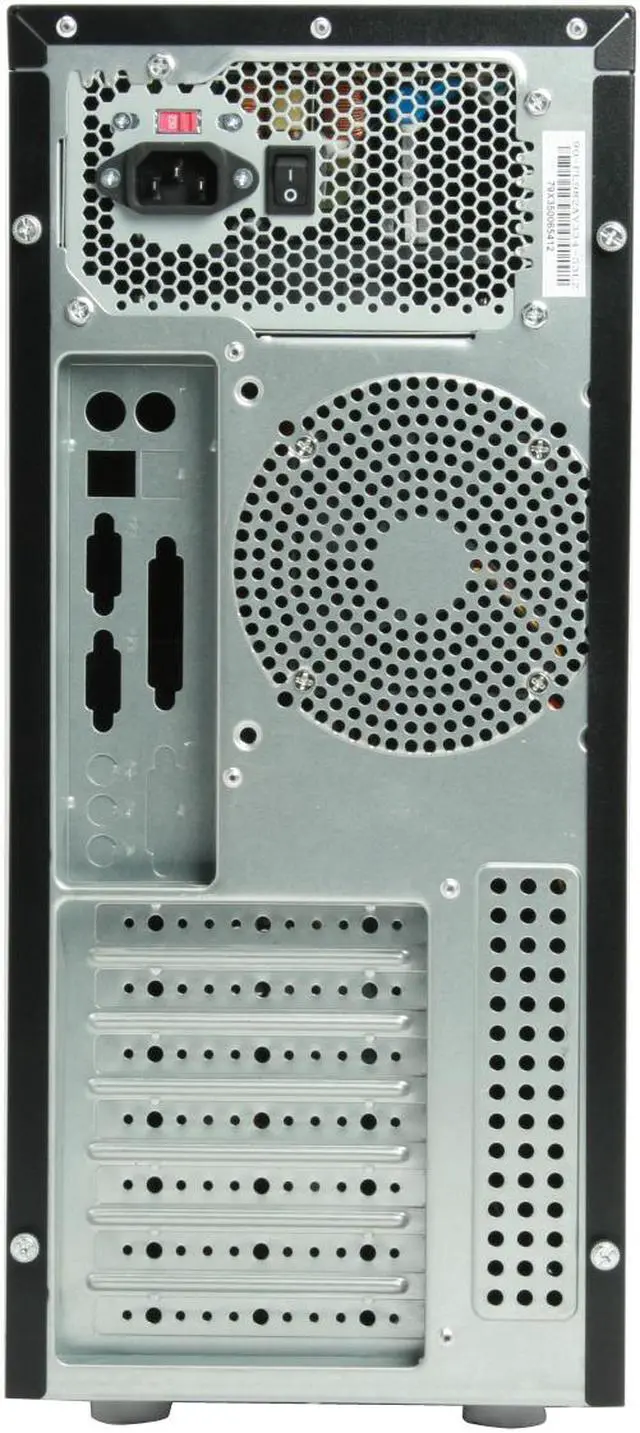 Alt view image 7 of 14 - ASUS TA-982 (Vento) Black Steel ATX Mid Tower Computer Case 350W Power Supply