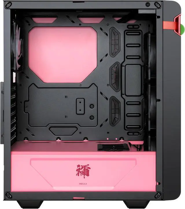 Alt view image 4 of 4 - ASUS GT301 TUF GAMING CASE/PINK/HANDLE 90DC0046-B40000 Pink Steel / Tempered Glass / ABS Plastic ATX Mid Tower Computer Case, Demon Slayer Edition (NEZUKO)