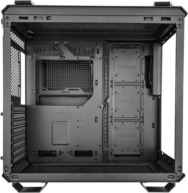 Alt view image 3 of 11 - ASUS TUF Gaming GT502 Black ATX Mid-Tower Computer Case with Front Panel RGB Button, USB 3.2 Type-C and 2x USB 3.0 Ports, 2- way Graphic Card Mounting Orientation Compatible, 360mm and 280mm Radiator