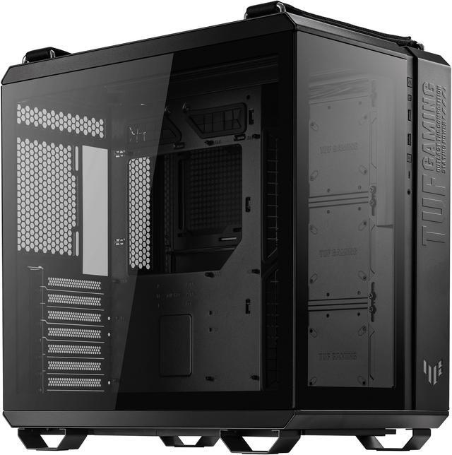 Alt view image 5 of 11 - ASUS TUF Gaming GT502 Black ATX Mid-Tower Computer Case with Front Panel RGB Button, USB 3.2 Type-C and 2x USB 3.0 Ports, 2- way Graphic Card Mounting Orientation Compatible, 360mm and 280mm Radiator
