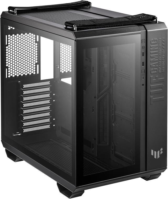Alt view image 8 of 11 - ASUS TUF Gaming GT502 Black ATX Mid-Tower Computer Case with Front Panel RGB Button, USB 3.2 Type-C and 2x USB 3.0 Ports, 2- way Graphic Card Mounting Orientation Compatible, 360mm and 280mm Radiator