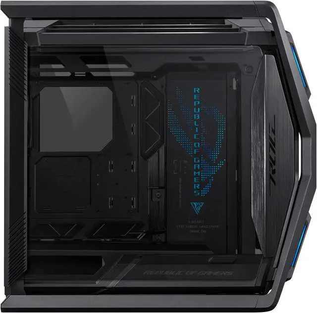 Alt view image 6 of 17 - ASUS ROG Hyperion GR701 EATX full-tower computer case with semi-open structure, tool-free side panels, supports up to 2 x 420mm radiators, built-in graphics card holder,2x front panel Type-C