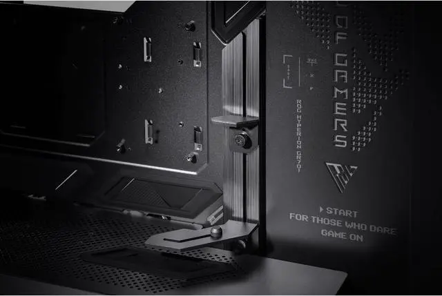 Alt view image 15 of 17 - ASUS ROG Hyperion GR701 EATX full-tower computer case with semi-open structure, tool-free side panels, supports up to 2 x 420mm radiators, built-in graphics card holder,2x front panel Type-C