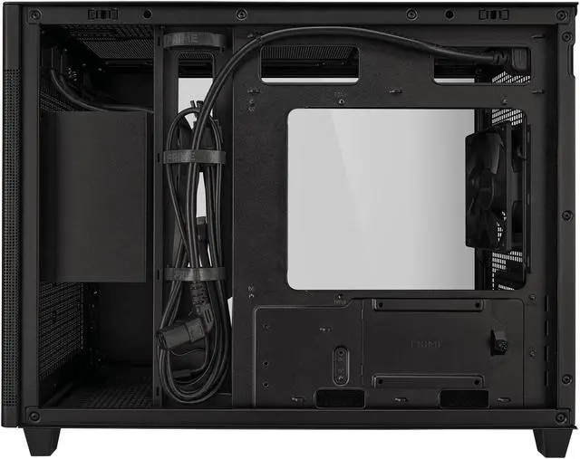 Alt view image 5 of 11 - ASUS Prime AP201 Black MicroATX Tempered Glass Edition Supports Graphics Cards up to 338mm, 360mm coolers, & Standard ATX PSUs, Tool-Free side panels, Tempered Glass side & Front Panel USB Type-C®
