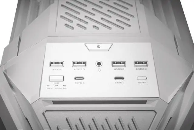 Alt view image 9 of 20 - ASUS ROG Hyperion GR701 EATX full-tower computer case with Semi-open structure, tool-free side panels, supports up to 2 x 420mm radiators, built-in graphics card holder, 2x front panel Type-C