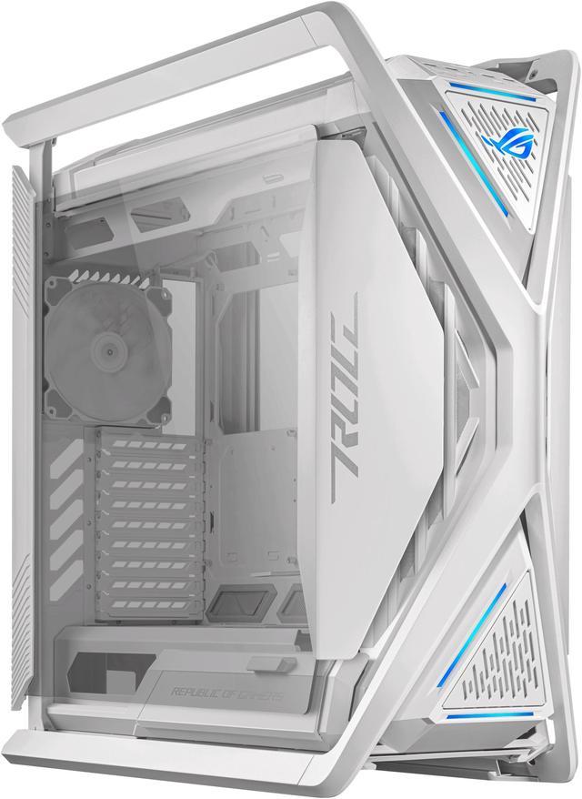 ASUS ROG Hyperion GR701 EATX full-tower computer case with Semi-open  structure, tool-free side panels, supports up to 2 x 420mm radiators,  built-in