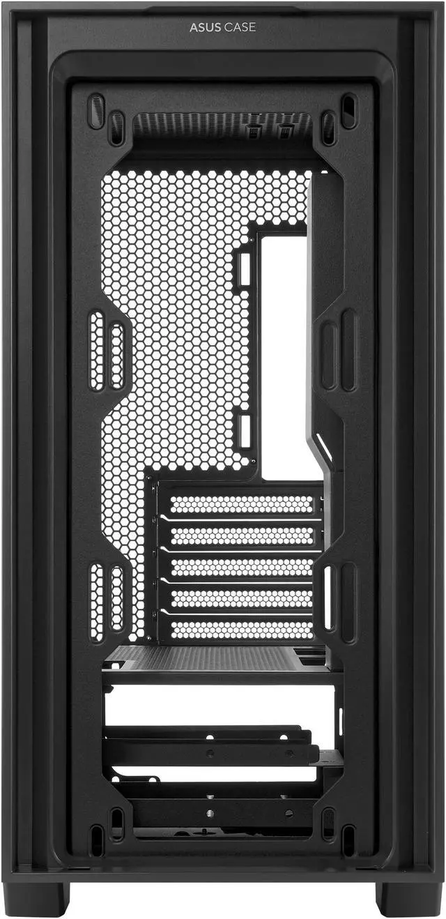 Alt view image 9 of 16 - ASUS A21/BLK// Micro ATX Computer Case Steel / Plastic / Tempered Glass-Black