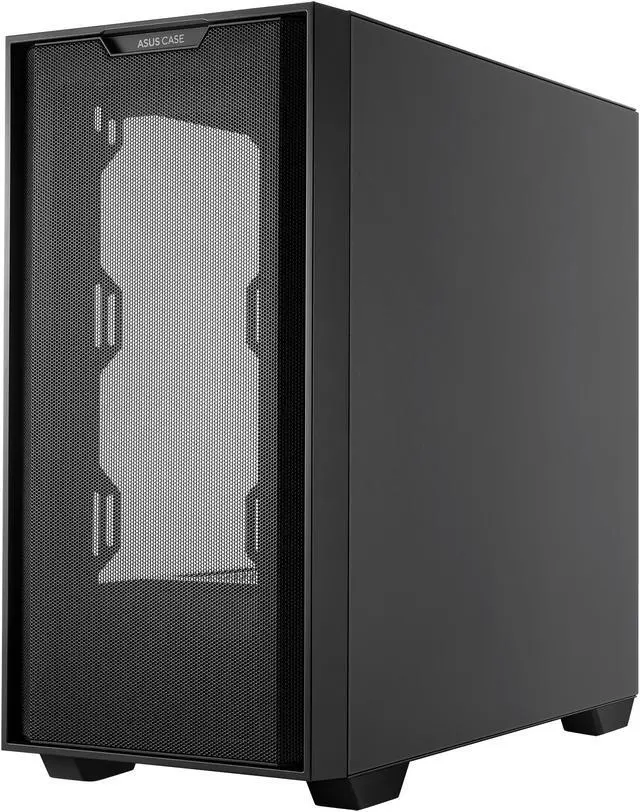 Alt view image 13 of 16 - ASUS A21/BLK// Micro ATX Computer Case Steel / Plastic / Tempered Glass-Black