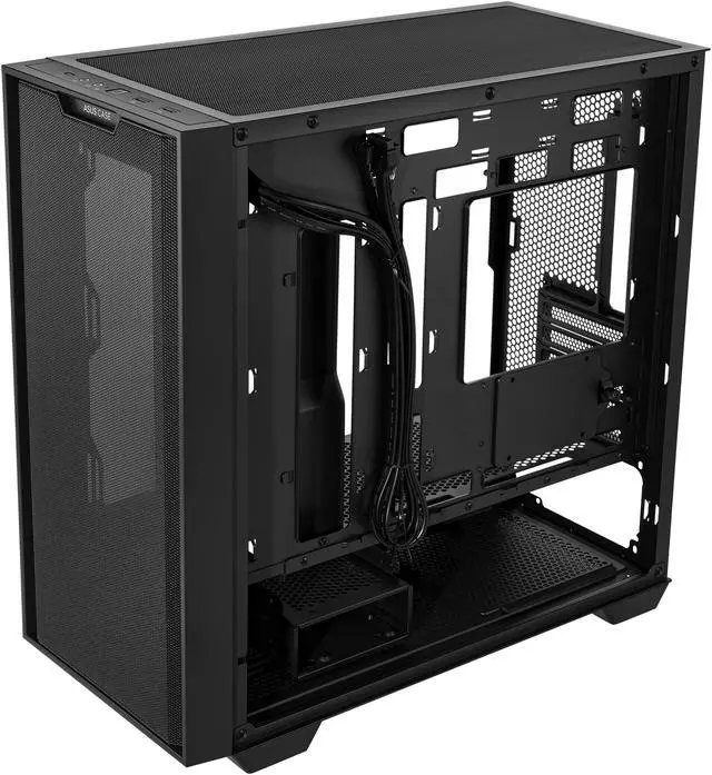 Alt view image 14 of 16 - ASUS A21/BLK// Micro ATX Computer Case Steel / Plastic / Tempered Glass-Black