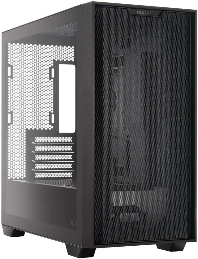 Main image of ASUS A21/BLK// Micro ATX Computer Case Steel / Plastic / Tempered Glass-Black