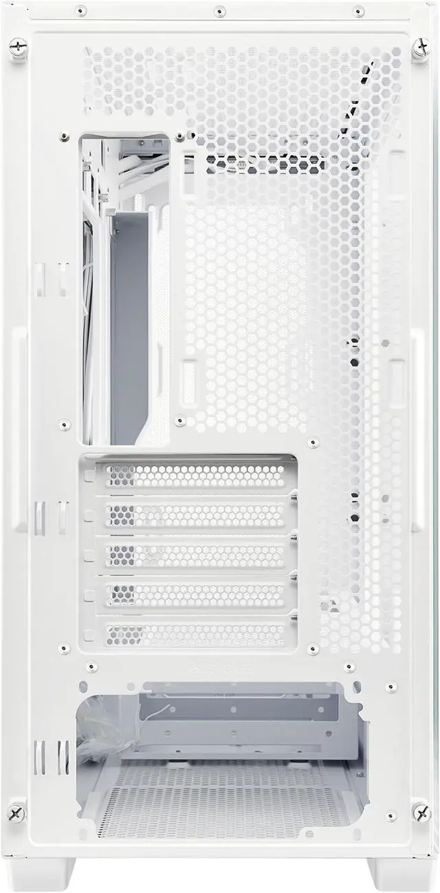 Alt view image 5 of 16 - ASUS A21/WHT// Micro ATX Computer Case Steel / Plastic / Tempered Glass-White