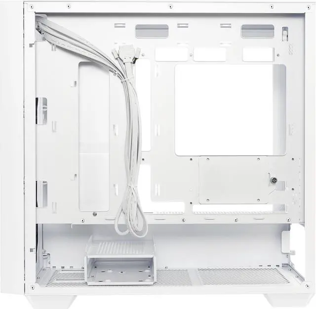 Alt view image 15 of 16 - ASUS A21/WHT// Micro ATX Computer Case Steel / Plastic / Tempered Glass-White