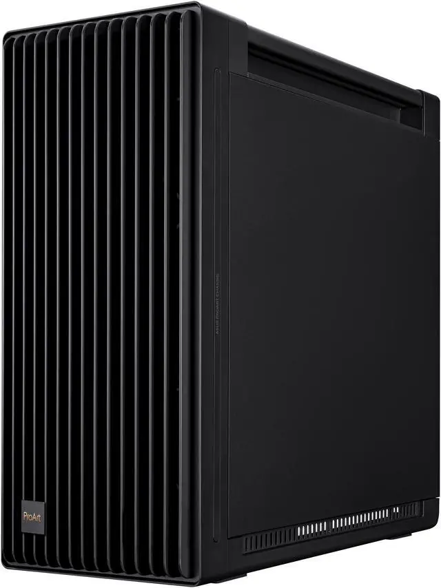 Alt view image 4 of 19 - ASUS ProArt PA602 E-ATX Computer Case, 420mm radiator support, Dual 200mm built-in fans, front panel IR dust indicator, power lock latch, tool-less PCIe mounting & GPU Holder, 20Gbps USB-C front I/O