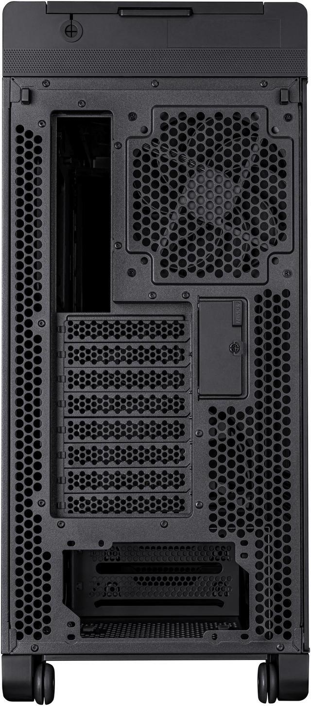 Alt view image 5 of 19 - ASUS ProArt PA602 E-ATX Computer Case, 420mm radiator support, Dual 200mm built-in fans, front panel IR dust indicator, power lock latch, tool-less PCIe mounting & GPU Holder, 20Gbps USB-C front I/O