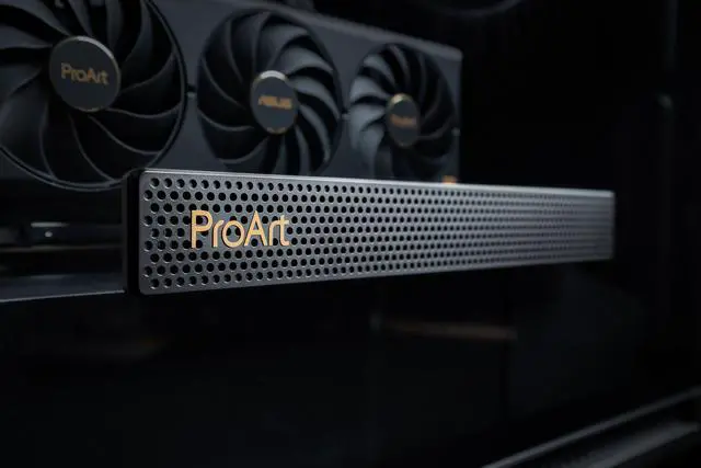 Alt view image 7 of 19 - ASUS ProArt PA602 E-ATX Computer Case, 420mm radiator support, Dual 200mm built-in fans, front panel IR dust indicator, power lock latch, tool-less PCIe mounting & GPU Holder, 20Gbps USB-C front I/O