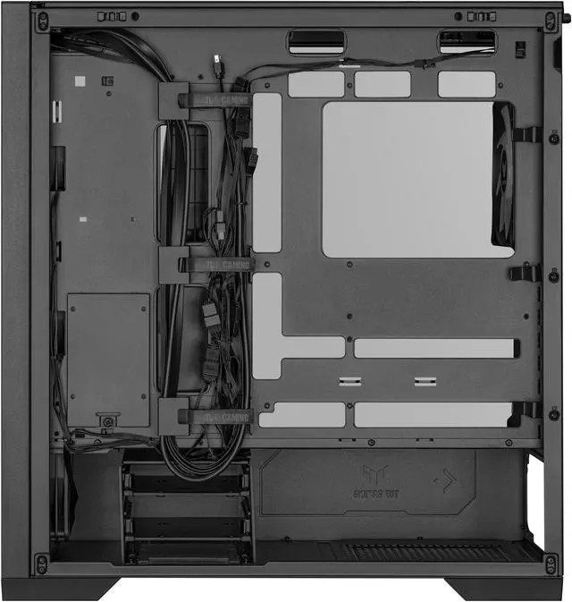 Alt view image 14 of 20 - ASUS TUF Gaming GT302 ARGB ATX Mid-Tower Case Four 140 x 28 mm ARGB fans for high airflow and static pressure, interchangeable side panel, detachable top panel, hidden-connector motherboard support
