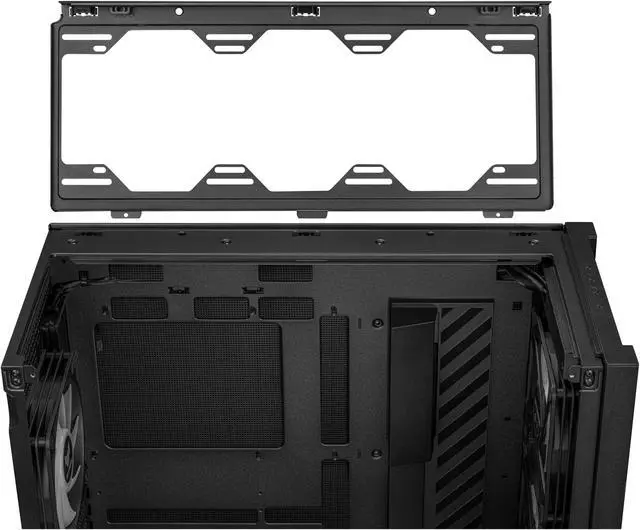 Alt view image 21 of 20 - ASUS TUF Gaming GT302 ARGB ATX Mid-Tower Case Four 140 x 28 mm ARGB fans for high airflow and static pressure, interchangeable side panel, detachable top panel, hidden-connector motherboard support
