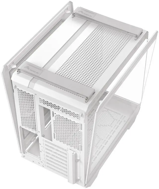Alt view image 11 of 11 - ASUS TUF Gaming GT502 Horizon White Steel / Plastic / Tempered Glass ATX Mid Tower Case